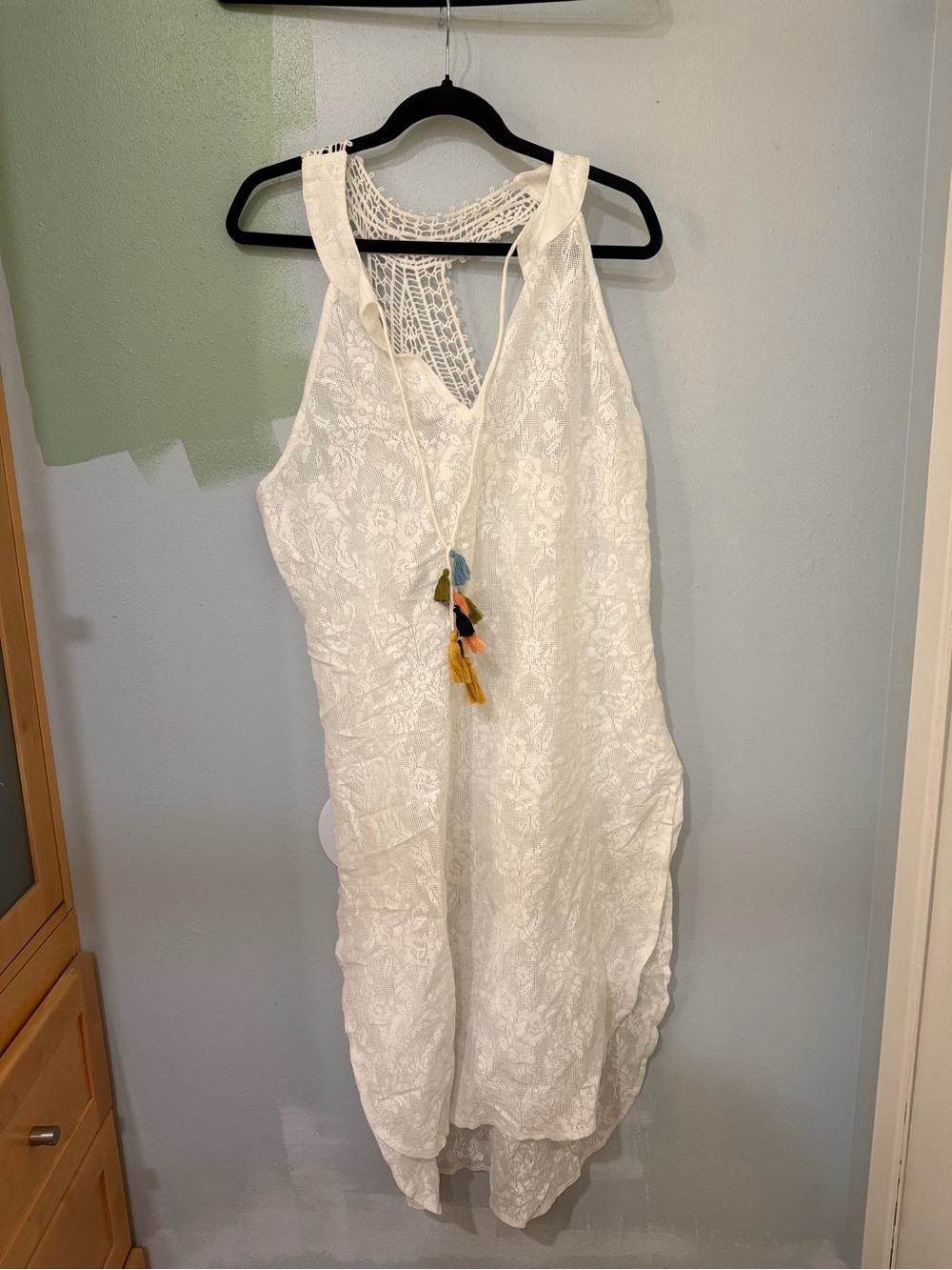 lovestitch White Crochet Lace Dress